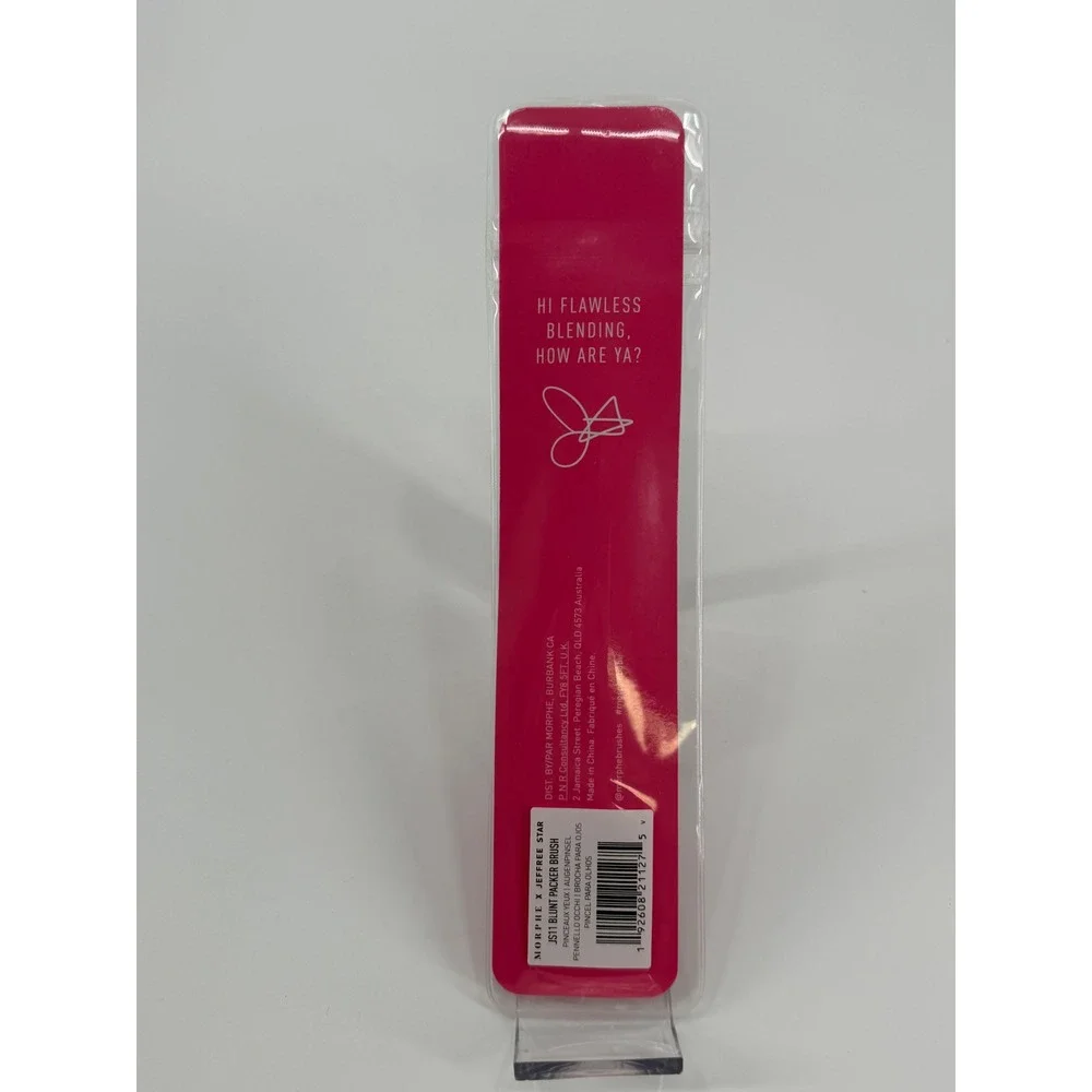 Morphe x Jeffree Star JS11 Blunt Packer Brush Pink Eyeshadow Makeup Brush New